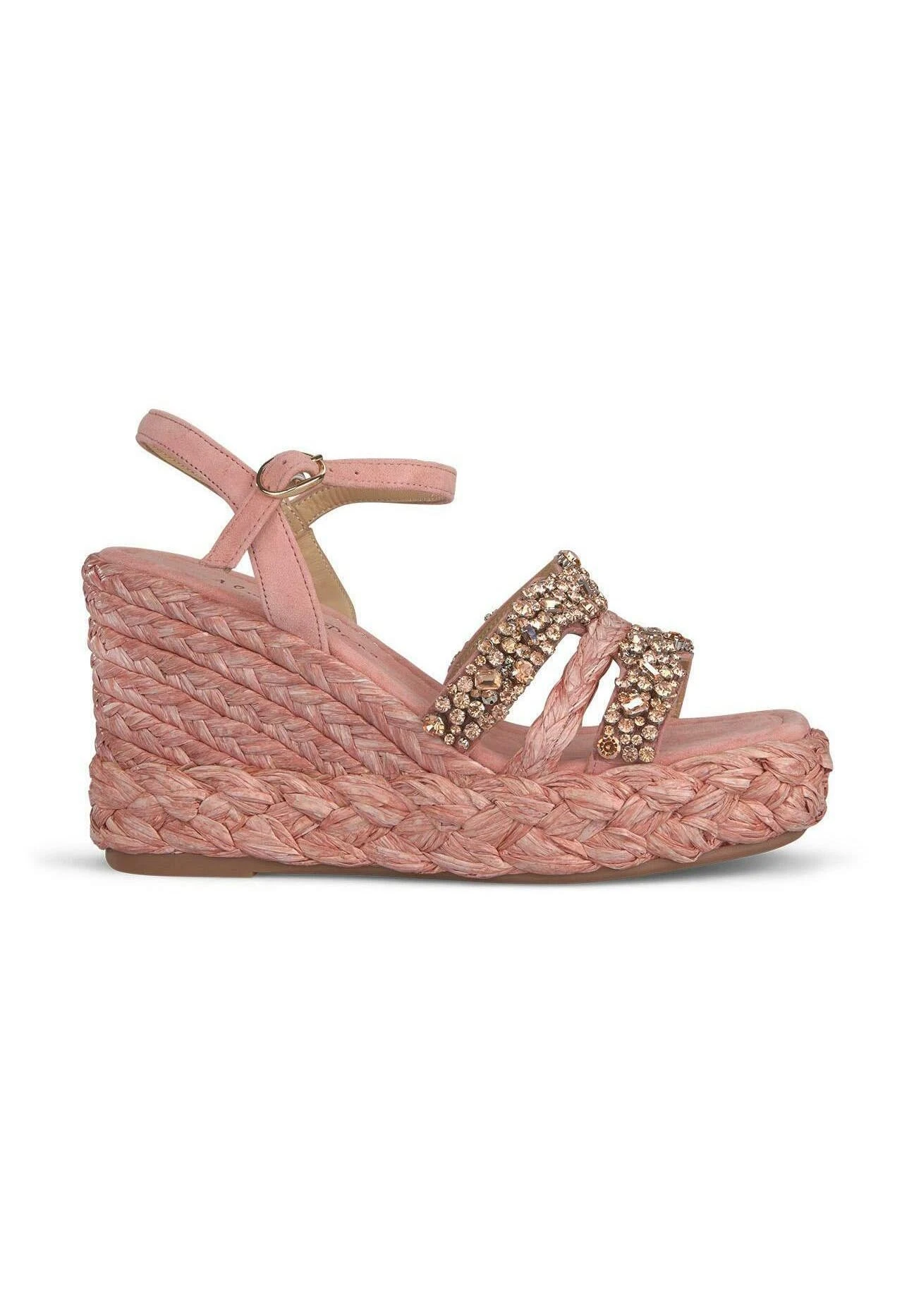 Alma En Pena Ruiz - Sandalen Met Sleehak - Naranja 3 Alma En Pena Ruiz - Sandalen Met Sleehak - Naranja