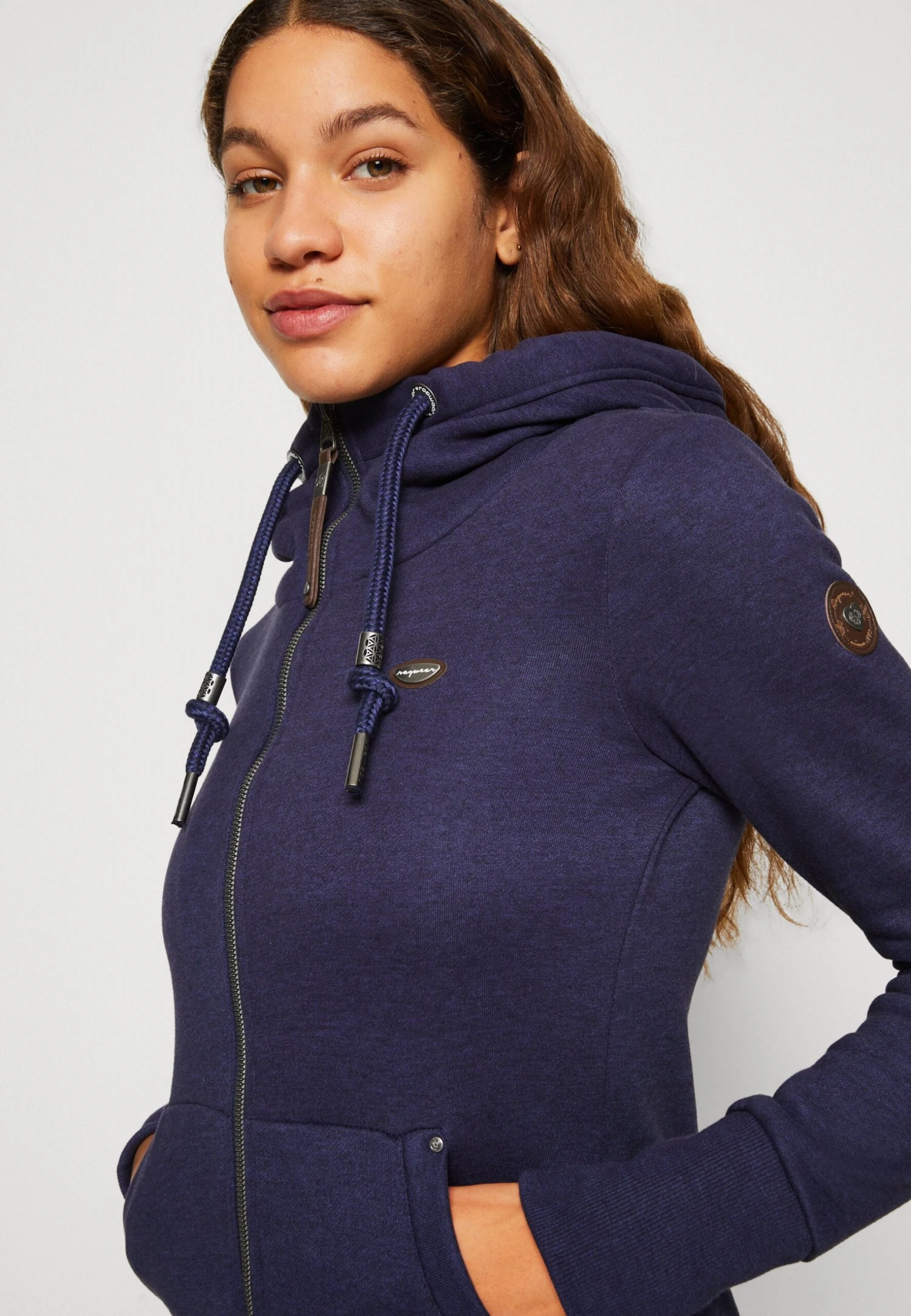 Ragwear Neska Zip - Sweater Met Rits - Navy 6 Ragwear Neska Zip - Sweater Met Rits - Navy - Afbeelding 4