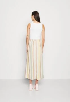 ONLY Onltine Midi Skirt- A-Lijn Rok - Whitecap Gray/Cleasr Sky/Purple Rose/Sundress -Winkel Voor Damesmode 05a0027ccc224ab29e6576ab70862a95