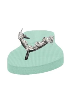 Chrystal Dolphin - Teenslippers - Mint Green -Winkel Voor Damesmode 05f2eed107d24d37b8c1745b5e3a97df