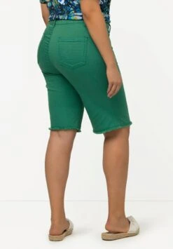 Ulla Popken Shorts - Smaragdgroen -Winkel Voor Damesmode 071638ffa94a428a8bc74efe9078d4f9