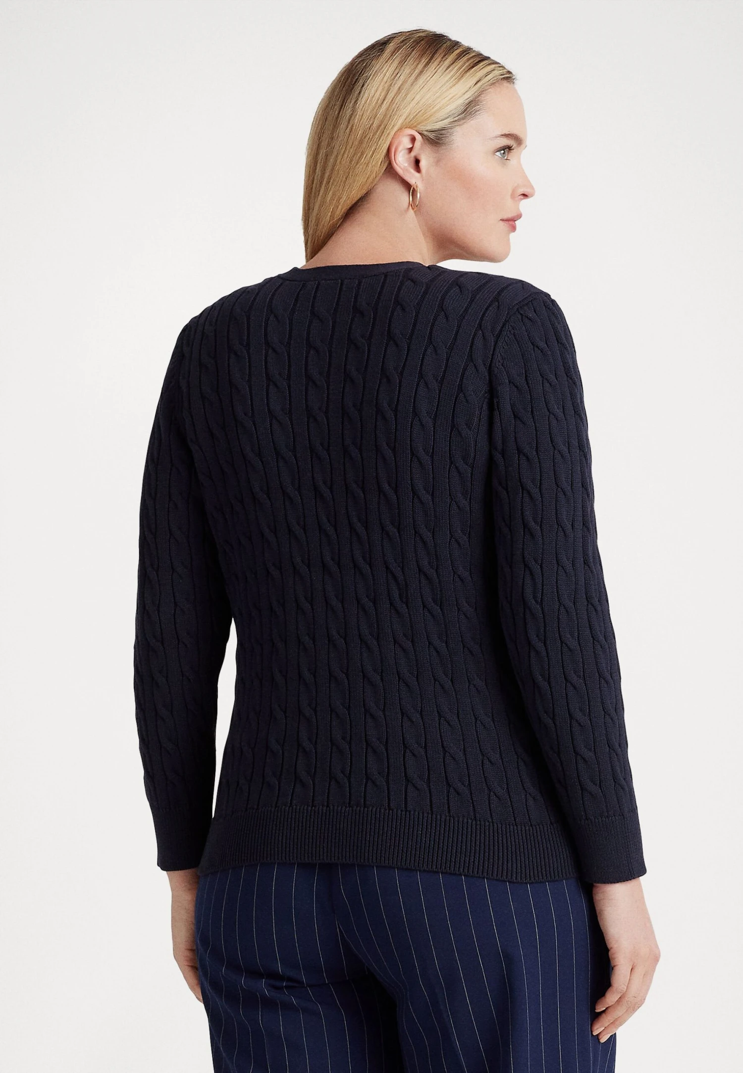 Katsaj Long Sleeve Cardigan - Vest - Lauren Navy 5 Katsaj Long Sleeve Cardigan - Vest - Lauren Navy - Afbeelding 3