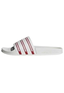 Adidas Originals Adilette Unisex - Teenslippers - Ftwr White/Team Power Red/Team Royal Blue
