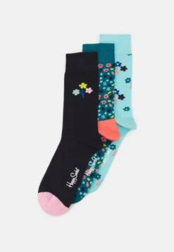 Happy Socks Flowers 3 Pack Unisex - Sokken - Multi