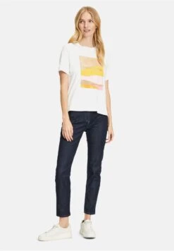 CARTOON Rundhalsausschnitt - T-Shirt Print - White Yellow 10 CARTOON Rundhalsausschnitt - T-Shirt Print - White Yellow -Winkel Voor Damesmode 0b4220b2f41d48018a13e93ed584c62c