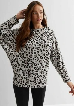 New Look Leopard Print Heart Batwing - Trui - Light Grey 6 New Look Leopard Print Heart Batwing - Trui - Light Grey -Winkel Voor Damesmode 0df7c26b5d674075a281900ab75ffdab
