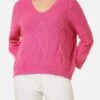 3/4 Sleeve- Trui - Hot Pink 1 3/4 Sleeve- Trui - Hot Pink -Winkel Voor Damesmode 0f228bd52b754cb78e40748fbc5833fd