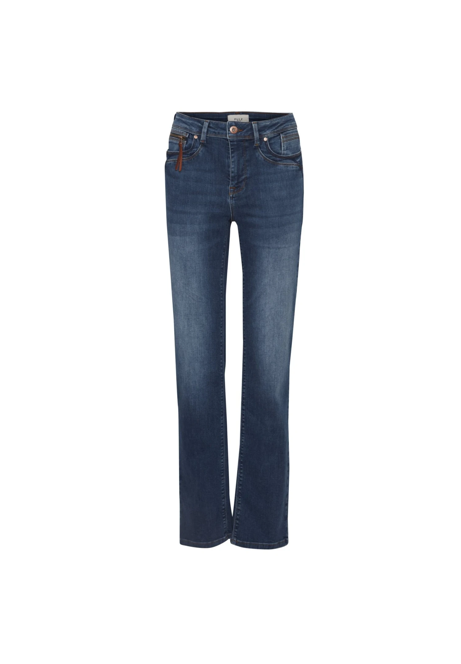 Pzkarolina - Straight Leg Jeans -Medium Blue 3 Pzkarolina - Straight Leg Jeans -Medium Blue
