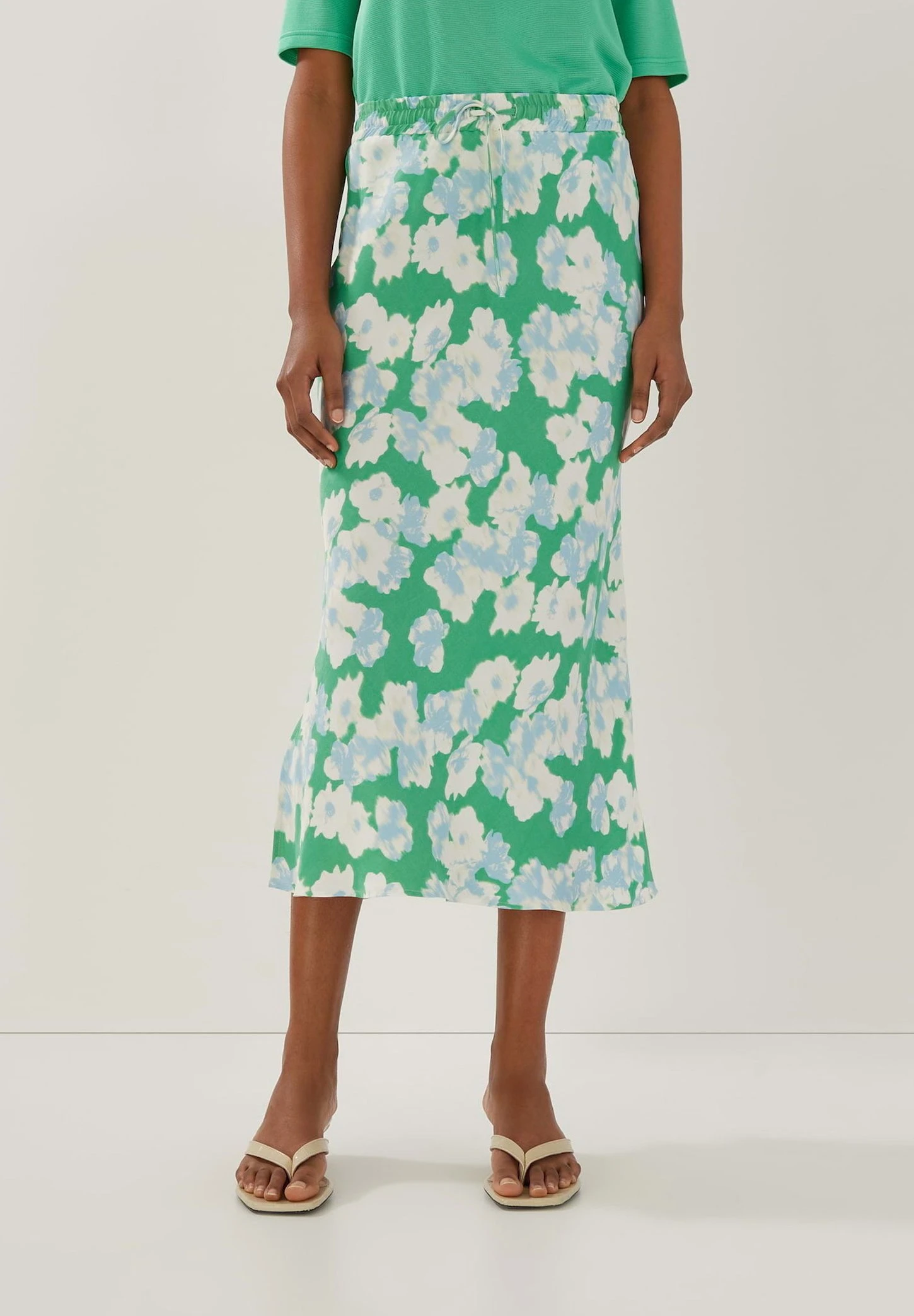 Someday A-Lijn Rok - Green Apple 3 Someday A-Lijn Rok - Green Apple