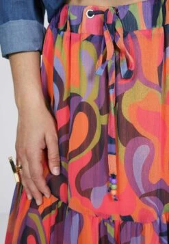 De Style Bohème En Voile Imprimé - Maxirok - Orange 9 De Style Bohème En Voile Imprimé - Maxirok - Orange -Winkel Voor Damesmode 1169a0f89ed14e8298baad25e9b0439b
