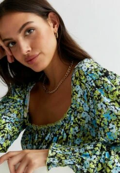 New Look Jurk - Blue Pattern -Winkel Voor Damesmode 1244c412b183423ba041c4b37c9ad50c