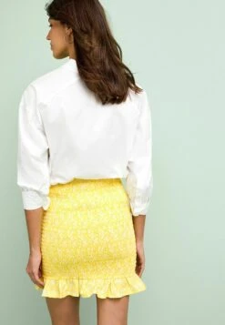 Next Slim Fit Shirred Standard - Minirok - Yellow Ditsy -Winkel Voor Damesmode 12638fccf0d54d5fa5ce424701772ef2