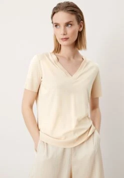 S.Oliver BLACK LABEL T-Shirt Basic - Butter