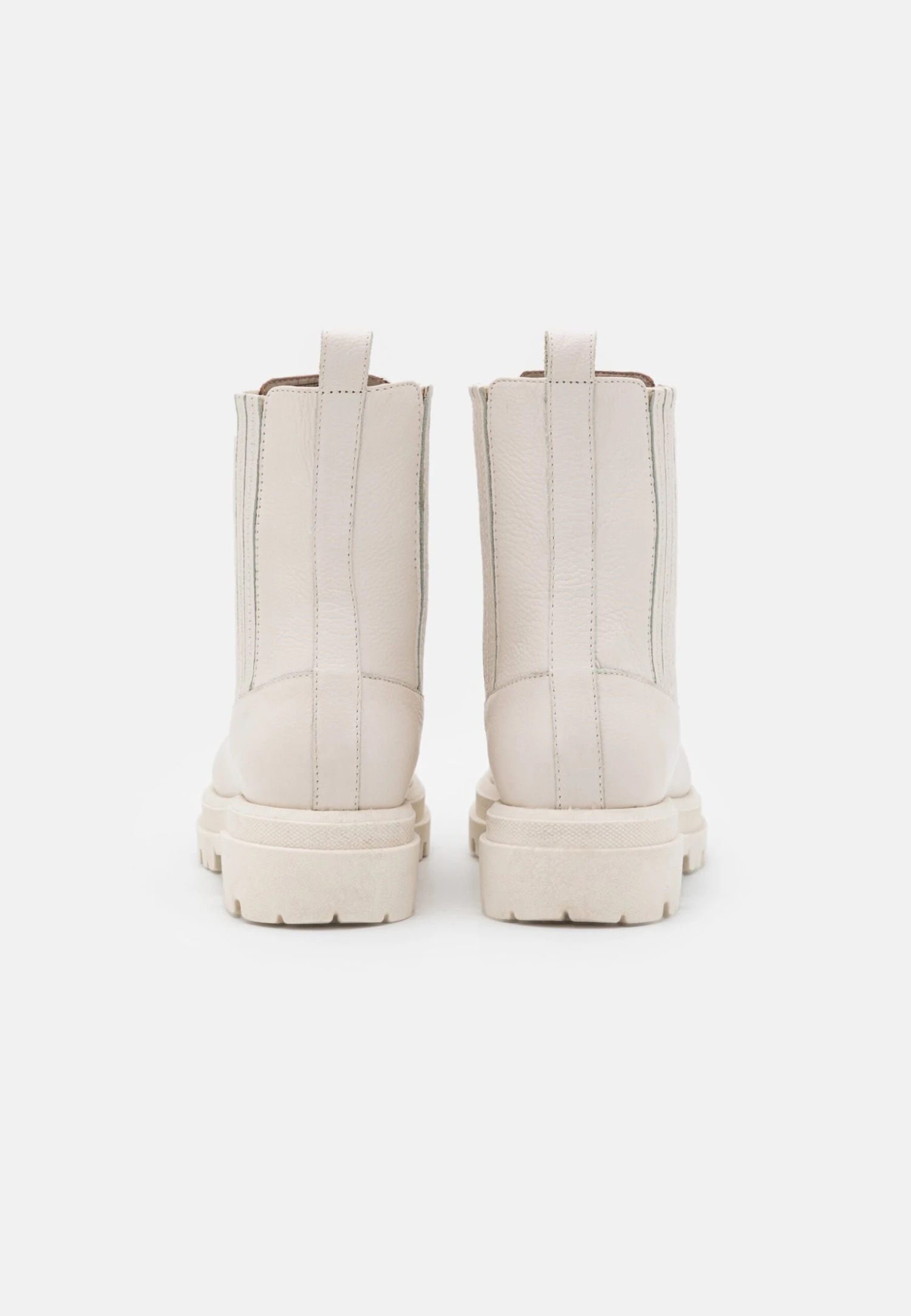 Anna Field Leather - Enkellaarsjes Met Plateauzool - Off-White 6 Anna Field Leather - Enkellaarsjes Met Plateauzool - Off-White - Afbeelding 4