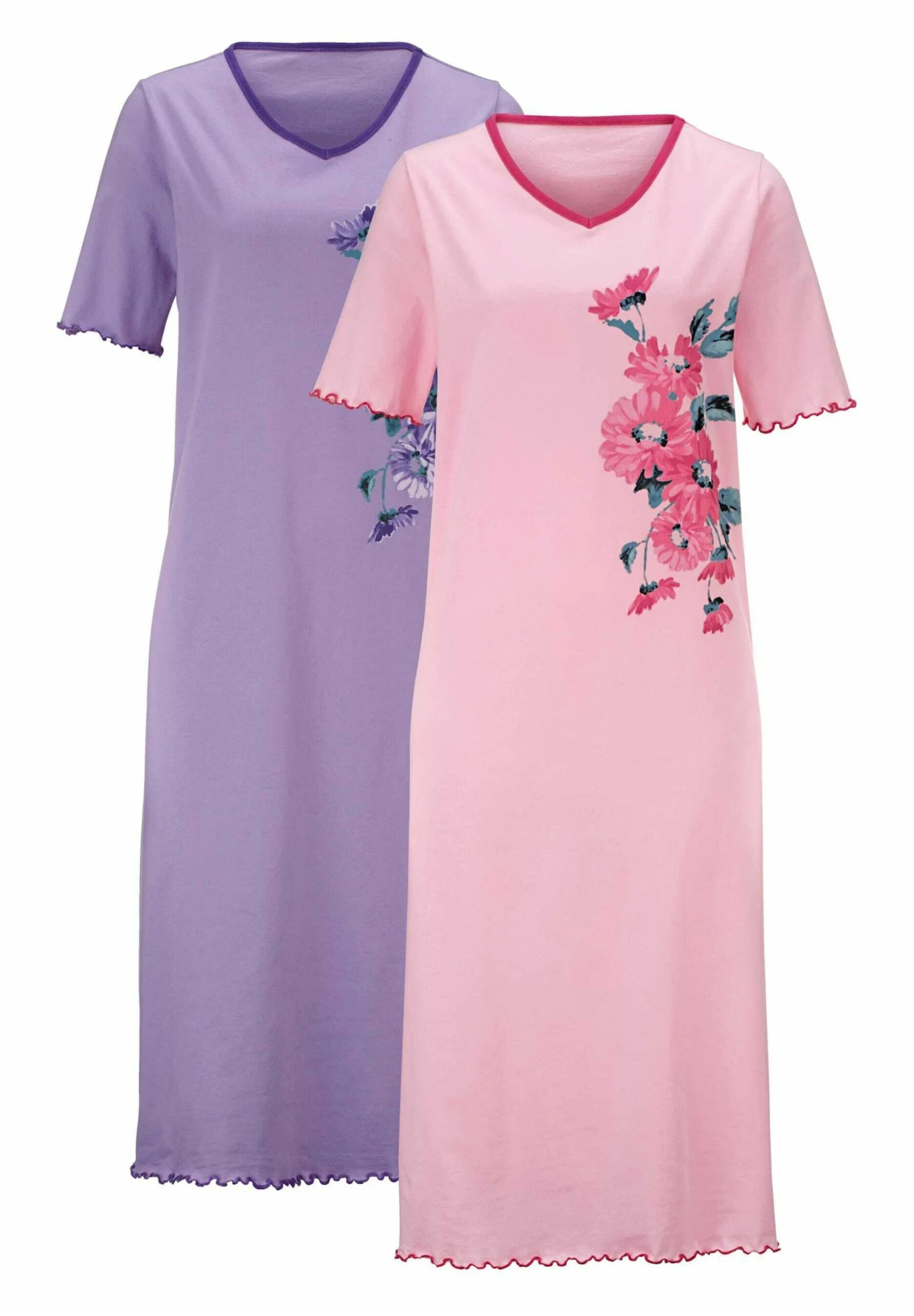 Harmony 2 Pack - Nachtjapon - Rosé/Flieder 4 Harmony 2 Pack - Nachtjapon - Rosé/Flieder - Afbeelding 2