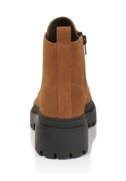 Enkellaarsjes Met Plateauzool - Camel -Winkel Voor Damesmode 16af5cc9fd974afc89261546e7980922