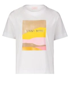 CARTOON Rundhalsausschnitt - T-Shirt Print - White Yellow 14 CARTOON Rundhalsausschnitt - T-Shirt Print - White Yellow -Winkel Voor Damesmode 1949a98866064abc8e311aee278a3d58