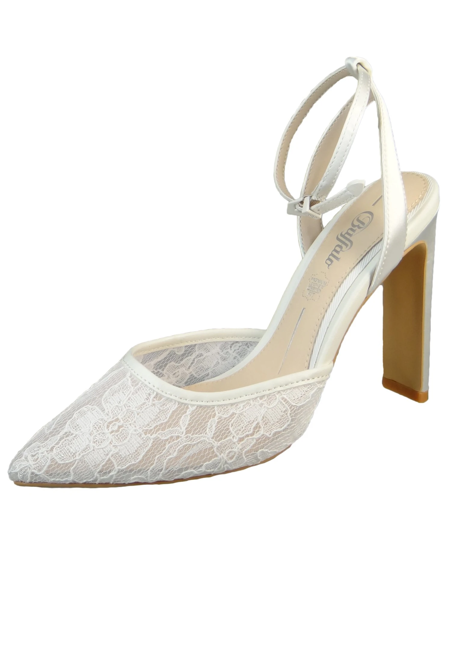 Buffalo Klassische Le - Bruidsschoenen - White 4 Buffalo Klassische Le - Bruidsschoenen - White - Afbeelding 2