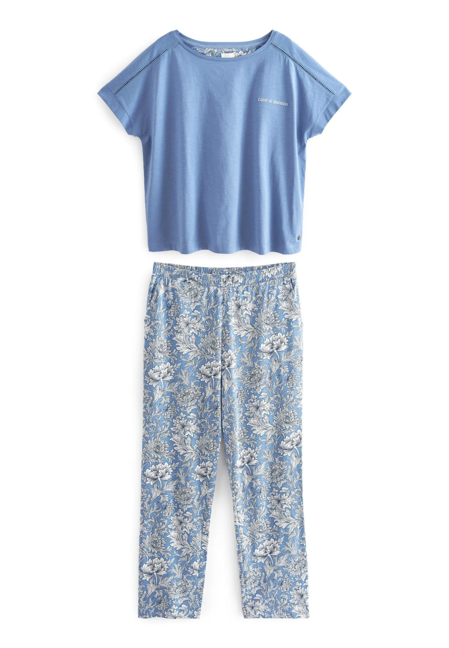 Next Set - Pyjama - Blue Floral 9 Next Set - Pyjama - Blue Floral - Afbeelding 7