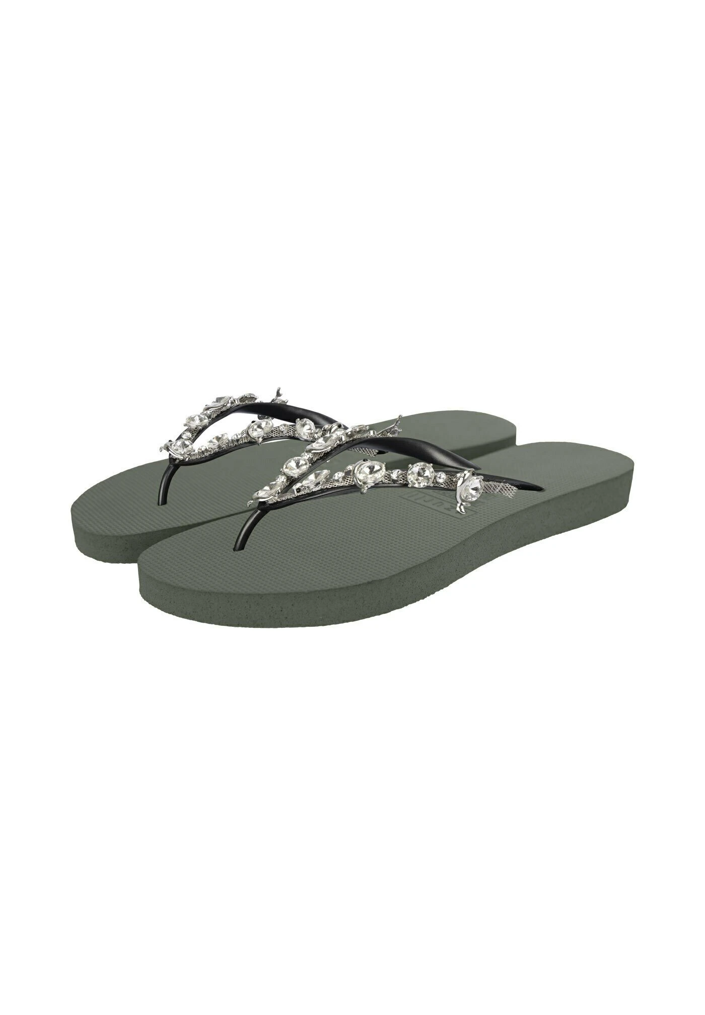 Chrystal Dolphin - Teenslippers - Army Green 4 Chrystal Dolphin - Teenslippers - Army Green - Afbeelding 2