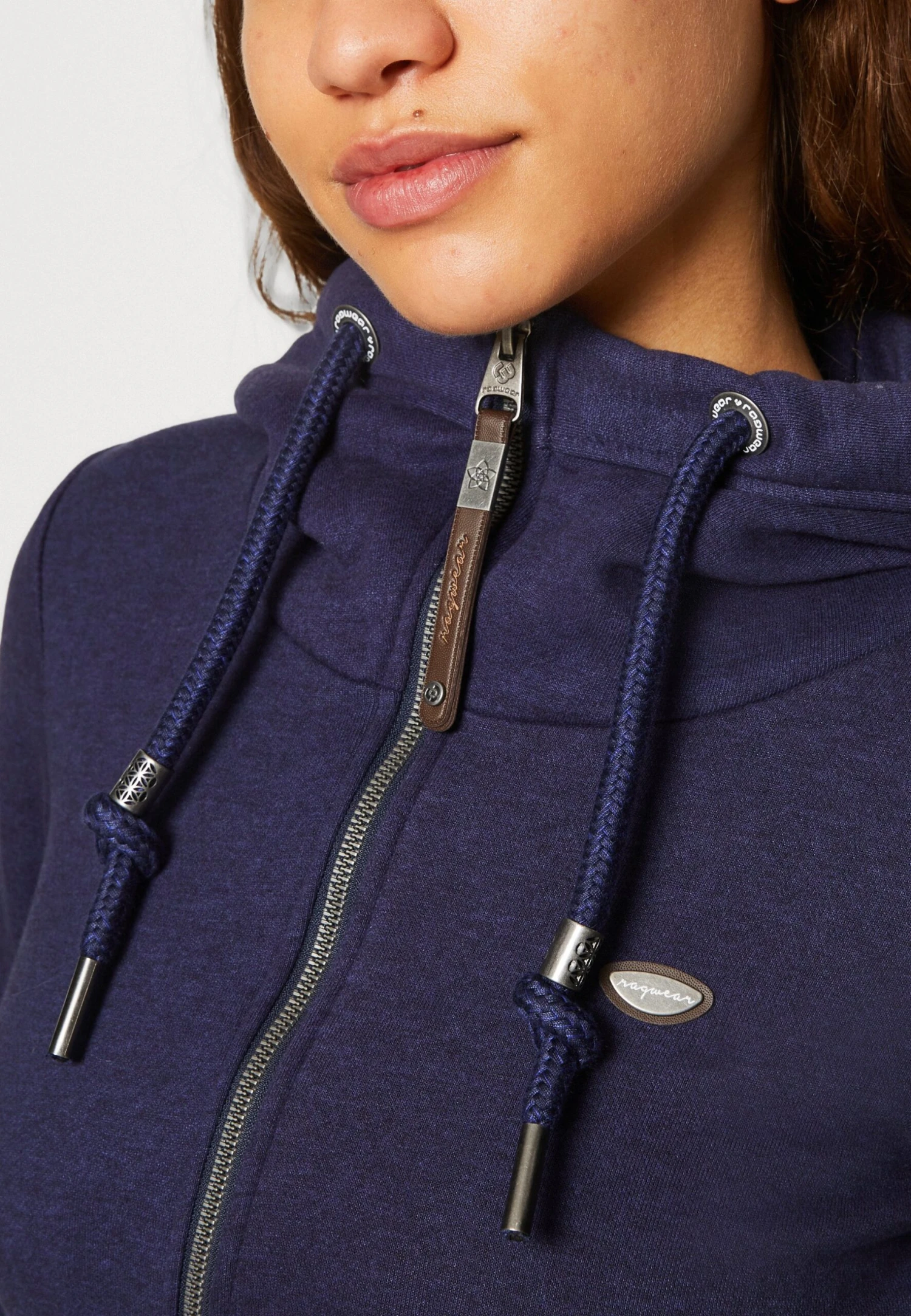 Ragwear Neska Zip - Sweater Met Rits - Navy 8 Ragwear Neska Zip - Sweater Met Rits - Navy - Afbeelding 6