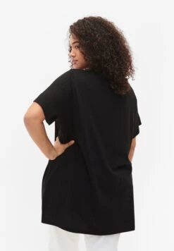 Zizzi OversizeMit Druck - T-Shirt Print - Black W Love -Winkel Voor Damesmode 283222cc655d4036aa492fb3ac8f7e47