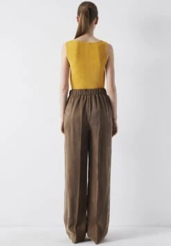Ipekyol Wide Leg Fit - Broek - Brown -Winkel Voor Damesmode 29bc61d7090d4f05af30f6a1992bb4dc