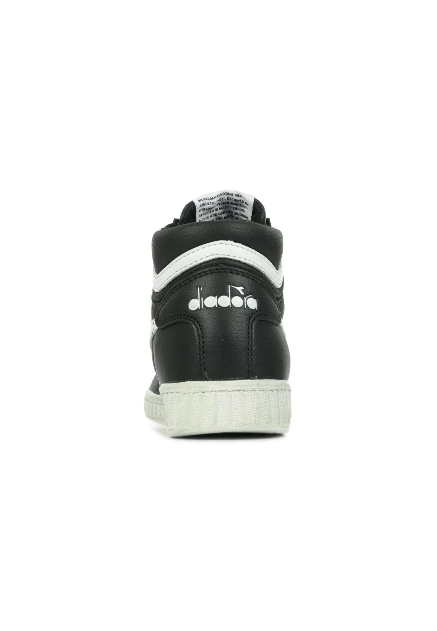 Diadora Game L Waxed - Sneakers Hoog - Black/White 5 Diadora Game L Waxed - Sneakers Hoog - Black/White - Afbeelding 3