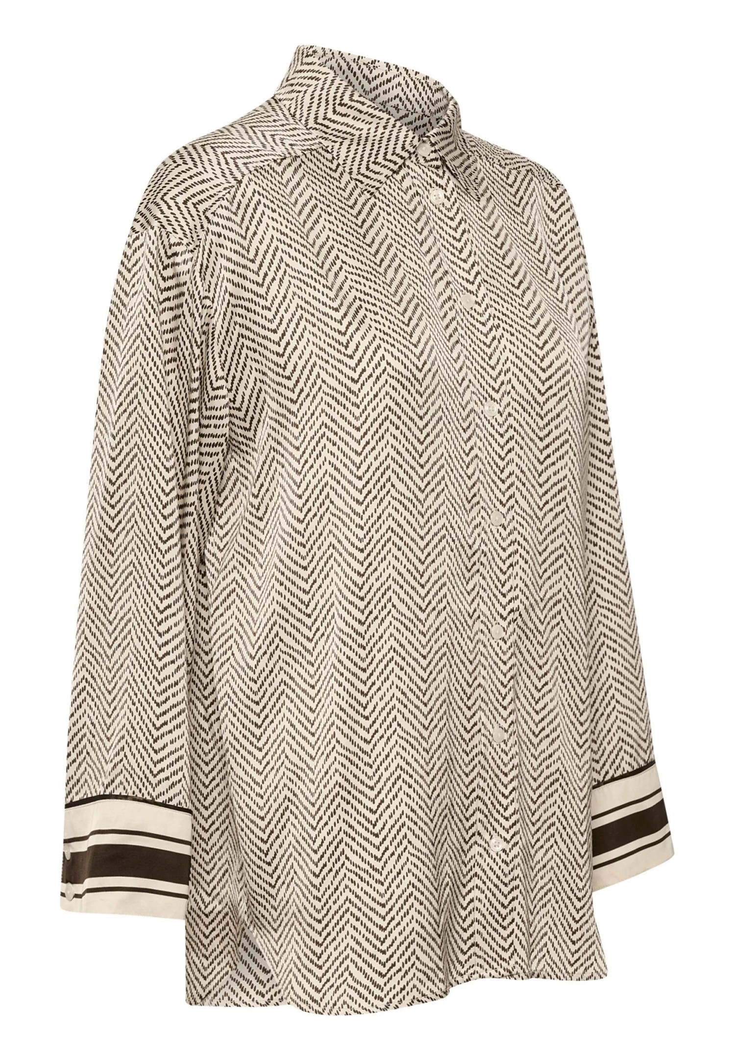 Part Two Sarinapw Sh - Overhemdblouse - Chestnut Herringbone 9 Part Two Sarinapw Sh - Overhemdblouse - Chestnut Herringbone - Afbeelding 7