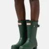 Hunter ORIGINAL Womens Short Boot Vegan - Regenlaarzen - Hunter Green