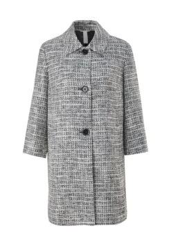 Comma Halflange Jas - Schwarz -Winkel Voor Damesmode 2f3334e04a6543f39f3d0ae2a9b194f5