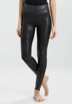 Spanx Faux Leather Leggings - Legging - Black