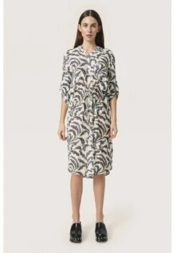 Soaked In Luxury Zaya - Jurk - Sandshell Dot Leaves Print -Winkel Voor Damesmode 2f7121c6439f4fbfbba74f52e07707bb