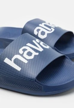Havaianas Slide Classic Logomania Unisex - Badslippers - Navy Blue -Winkel Voor Damesmode 2fd7b1b3481f433da3733de3d80b1b08