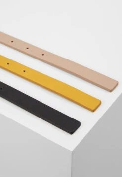Anna Field 3 Pack - Tailleriem - Black/Yellow/Taup -Winkel Voor Damesmode 32bda4e02b00493ba900a2850980ed28