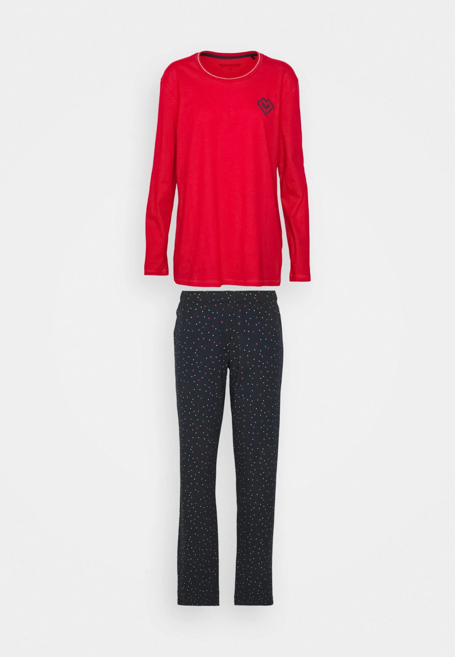 Schiesser Schlafanzug Lang - Pyjama - Rot 7 Schiesser Schlafanzug Lang - Pyjama - Rot - Afbeelding 5