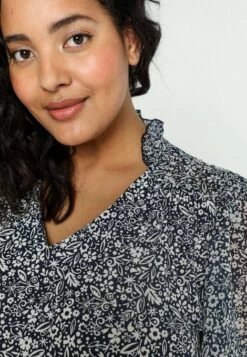 Avec Voile- Blouse - Navy 21 Avec Voile- Blouse - Navy -Winkel Voor Damesmode 33832c41d95e4749a2bee306ebc40581