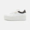 Guess Lifet - Sneakers Laag - White/Dark Brown -Winkel Voor Damesmode 34822adf440842c6b889fcc667738e78
