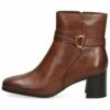 Caprice Korte Laarzen - Cognac Nappa
