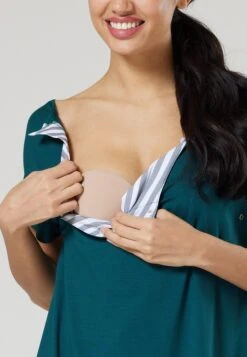 Umstands Und Stillshirt - Nachtjapon - Flaschengrün 12 Umstands Und Stillshirt - Nachtjapon - Flaschengrün -Winkel Voor Damesmode 378372b16b874087b517be41afb8e893