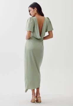 Ethan - Maxi-Jurk - Sage Green -Winkel Voor Damesmode 37896daa2ede4f20831a397c54153c08
