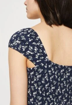 Hollister Co. Cap Sleeve Short Dress - Jurk - Dark Blue -Winkel Voor Damesmode 37a787f64d1640f09e8e936cf94d1e9d