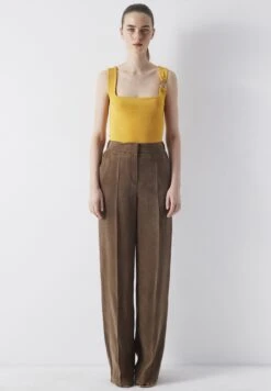 Ipekyol Wide Leg Fit - Broek - Brown