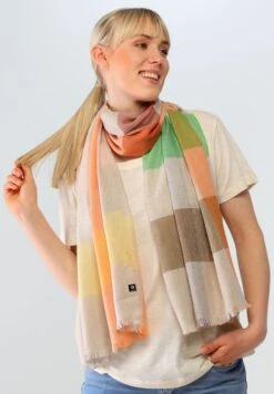 FRAAS Xl Plaid - Made In Germany - Sjaal - Sand -Winkel Voor Damesmode 3834d4ed9cef410d84d2d7aafe61f397