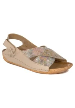 Sandalen Met Sleehak - Beige/Multi -Winkel Voor Damesmode 3c32106bca4c4c53b235ecbb4090a5f3