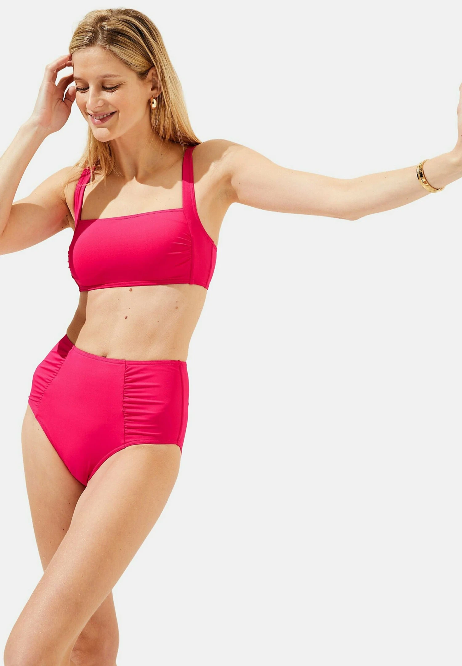 Marks & Spencer Tummy Control High Waisted - Bikinibroekje - Fuchsia 3 Marks & Spencer Tummy Control High Waisted - Bikinibroekje - Fuchsia