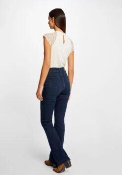 MORGAN Short-Sleeved - Blouse - White Denim -Winkel Voor Damesmode 3fd09ba93967428dad3c169173d8e111