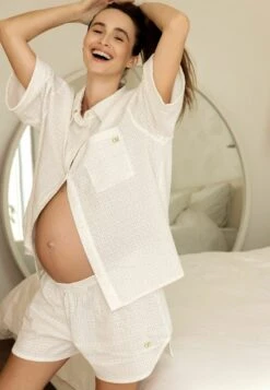 Cache Coeur Maternity And Nursing Paulette Set - Pyjama - White -Winkel Voor Damesmode 410984367675403cbb10e528b844ac2e