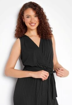 Tall Pleated Wrap- Jumpsuit - Black 11 Tall Pleated Wrap- Jumpsuit - Black -Winkel Voor Damesmode 427721ba38d5415f904c907b5f87ac3d