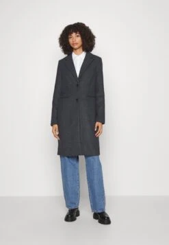 Vero Moda Vmblaza Long Boos - Mantel - Dark Grey Melange